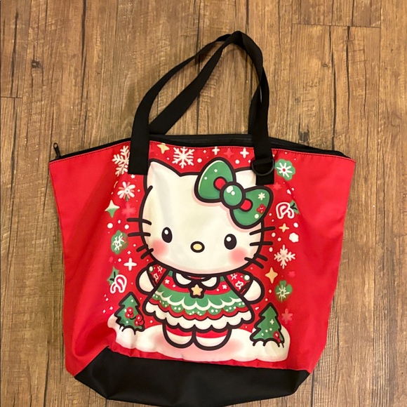 Source Unknown Handbags - Hello Kitty Christmas Tote Bag